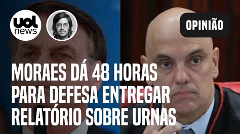 Moraes dá 48 horas para Defesa entregar relatório sobre urnas Joel