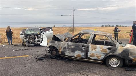 Choque de dos vehículos deja un muerto y tres lesionados en las