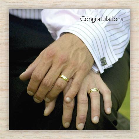 LGBT Gay Lesbian Wedding Card Congratulations Card Civil Ceremony Blank Card EBay