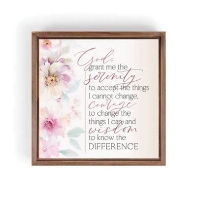 Serenity Prayer Framed Art - Christianbook.com