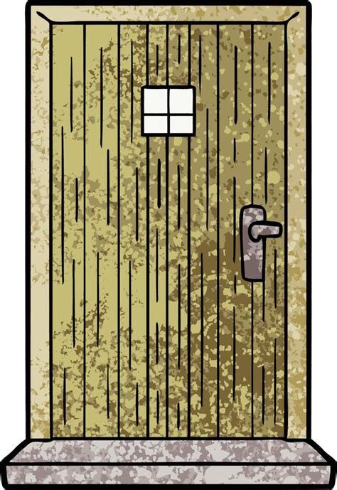 Cartoon Wooden Door Vector Art At Vecteezy