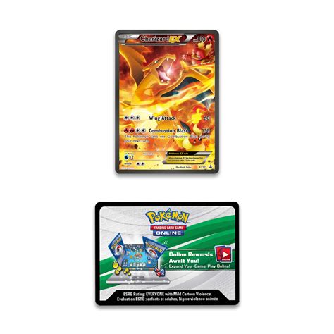 Pokémon TCG Red & Blue Collection: Charizard-EX | Charizard figure ...