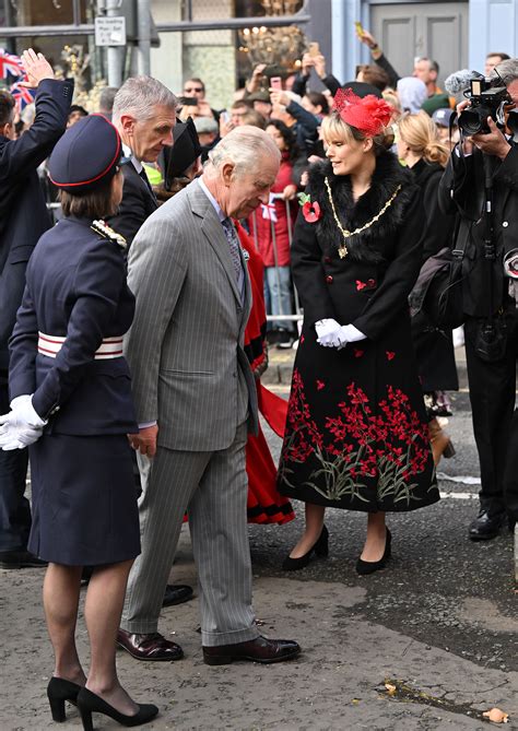 King Charles Iii Camilla Nearly Hit As Protester Throws Eggs Us Weekly