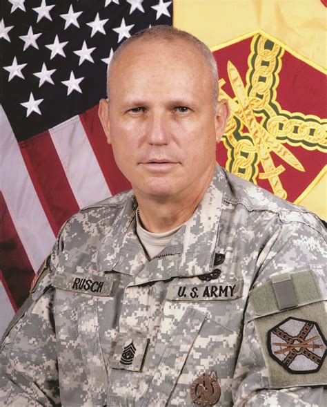 Us Army Garrison Yongsan Command Sergeant Major Ralph Rusch A Photo