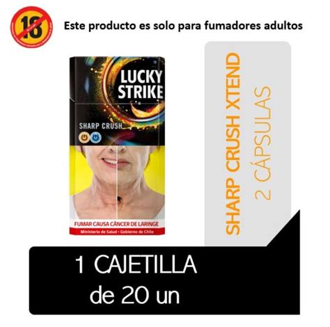 Cigarrillos Lucky Strike Sharp Crush Unid Ayf Market Papudo