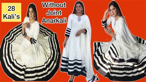 Without Joint Anarkali Suit Cutting Stitching Kalis Suit