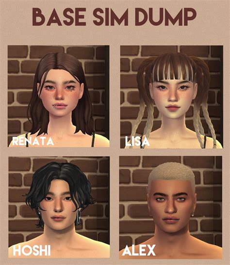 BASE SIM DUMP Poodlefashion Sims Hair Sims Sims 4 Teen