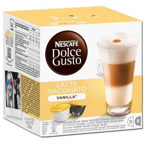 Nestl Dolce Gusto Latte Macchiato Vanilla Caf Caf Vanille Bo Te