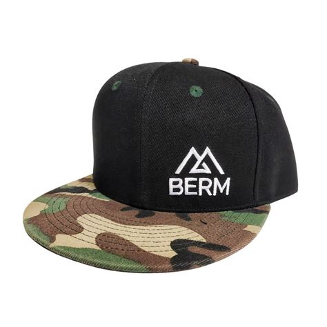 Berm Black Camo Trucker Cap - BERM CYCLE