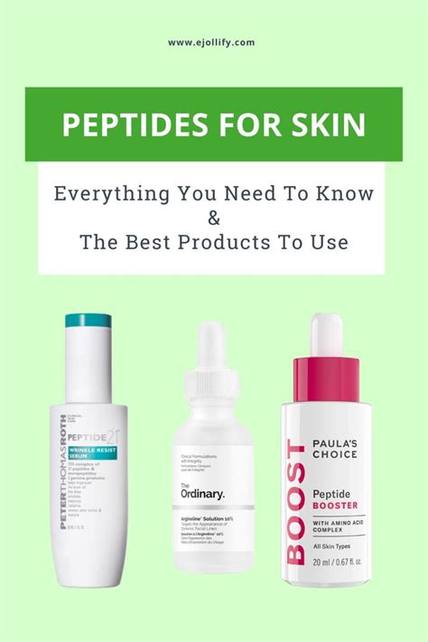 Peptides For Skin Care Benefits Best Peptide Products Artofit