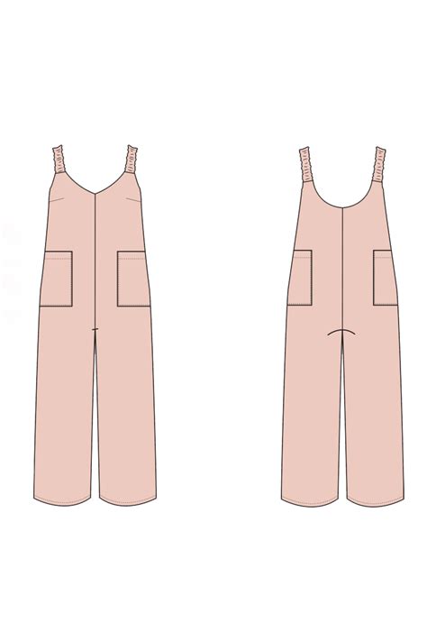 Sewing Pattern Dungaree Printable Free Yasminemisa