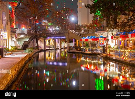 San Antonio River Walk Near Alamo Between E Crockett St And E Commerce