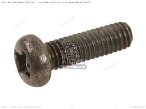 9015703007 Screw Pan Head Yamaha Buy The 90157 03007 At CMSNL