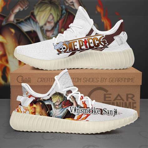 Vinsmoke Sanji Shoes One Piece Custom Anime Sneakers TT10