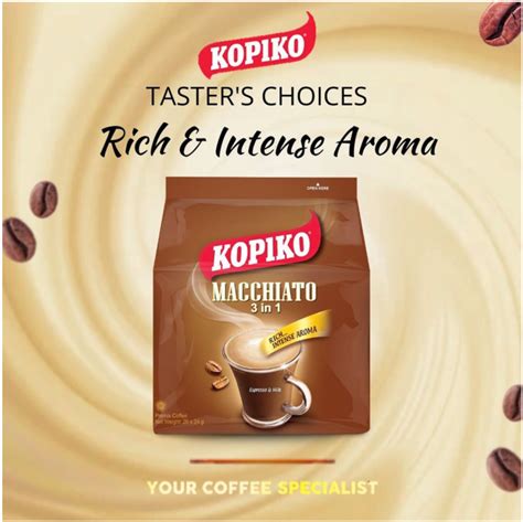 Macchiato 3 In 1 Coffee Kopiko 20 S X 24g Lazada