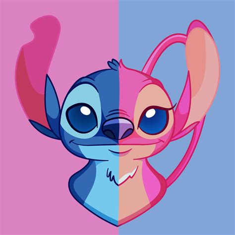 ArtStation - Stich e Angel, Henrique Alves | Lilo e stitch, Wallpaper ...