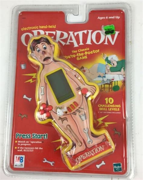 Operation Electronic Hand Held Doctor Game 1998 Milton Bradley Ebay