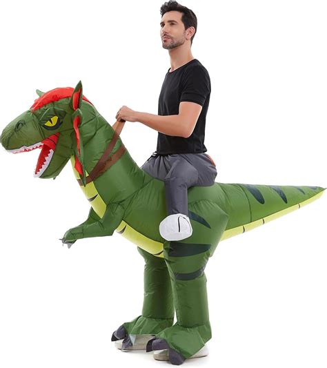 Hsctek Inflatable Dinosaur Costume Adult Men Women Blow Up