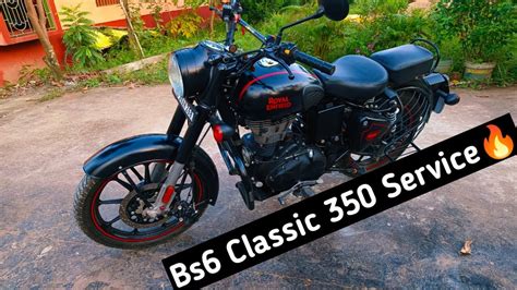 Royal Enfield Classic 350 Bs6 Service Youtube