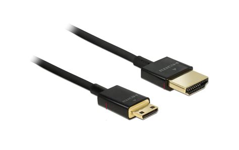 Delock Kabel K Hz Hdmi Mini Hdmi Hdmi C M Schwarz Alltron