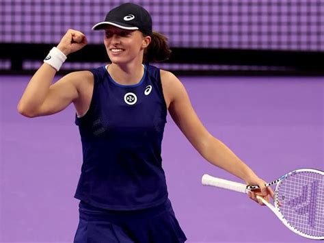 Iga Wi Tek Po Meczu Z Caroline Garci Wta Finals Eurosport