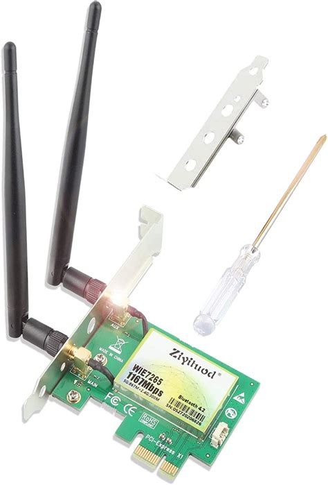 Ziyituod Mbps Wifi Bluetooth Pcie Wifi Card Up To Mbps