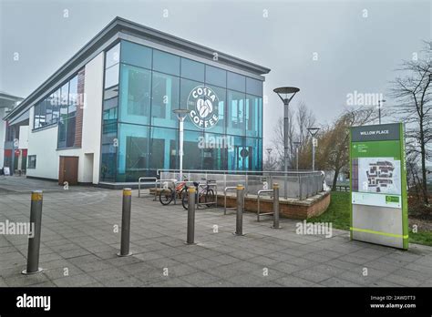 Entrance To The Willow Place Shopping Centre In The Town Centre Of