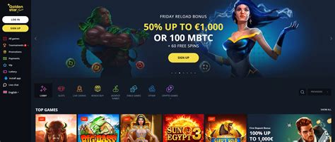 Golden Star Casino Review » 100% up to $1000 + 100FS