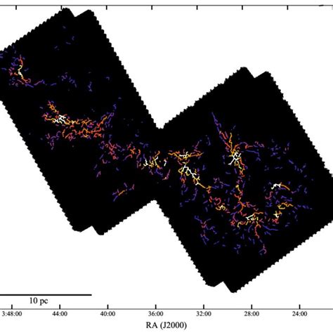 Perseus Filamentary Network Structures Selected With Contrast C 0 5