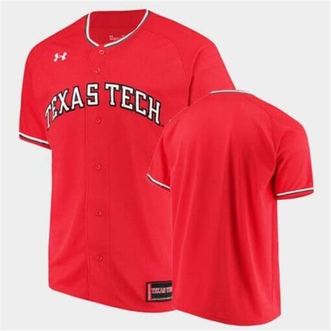 Hot Now New Custom Texas Tech Red Raiders Jersey Red