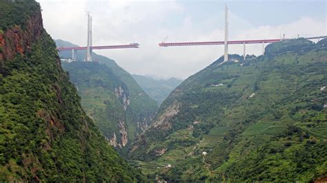 Beipanjiang Duge Bridge During Construction - backiee