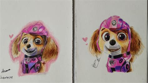 How To Draw Skye Of Paw Patrol Como Dibujar A Skye De Paw Patrol