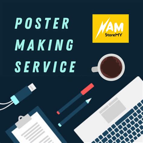 fast poster making service servis buat poster shopee malaysia