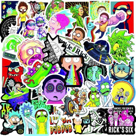 Top Laptop Stickers Rick And Morty Home Gadgets