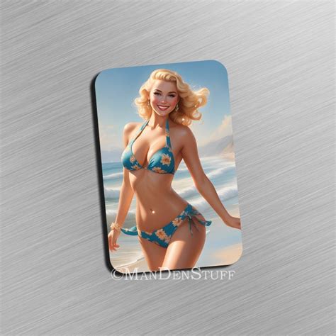 Sexy Hot Pin Up Girls Bikini Beach YOU CHOOSE Fridge Etsy