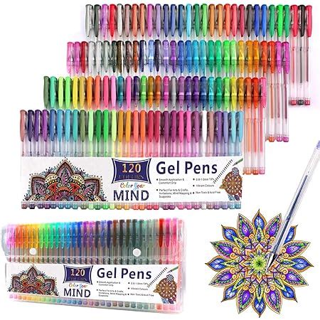 Stylo Gel Shuttle Art Couleurs Uniques Set De Stylos Encre Gel