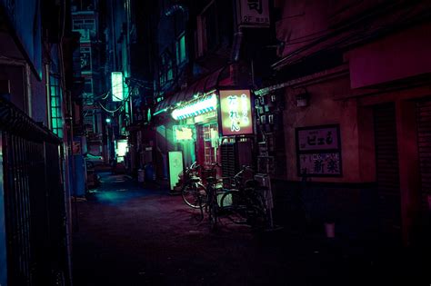 Neon Tokyo Desktop Wallpaper