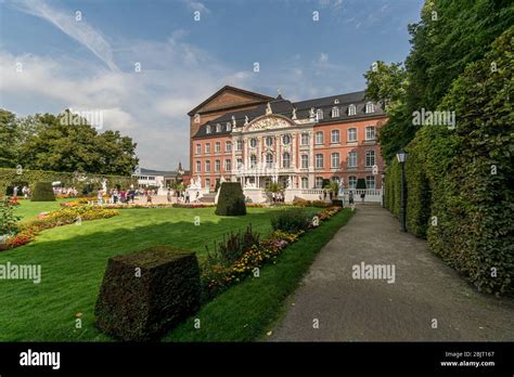 Trier, Germany - The Renaissance and Rococo building Electoral Palace is considered one of the ...