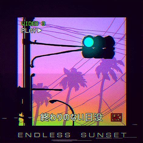 Endless Sunset - Vaporwave Aesthetic