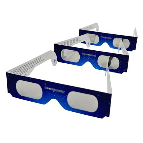 2023 Us Solar Eclipse Glasses Nasa Approved Paper Solar Eclipse Viewer