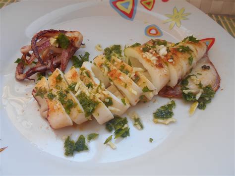 918 Receta CALAMAR A LA PLANCHA Y TRUCOS PARA QUE QUEDE TIERNO