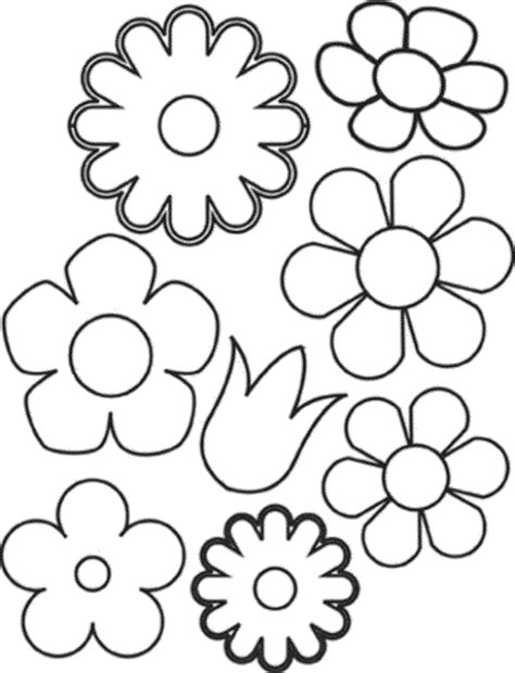 Desenhos De Flores Pequenas - Desenhos de Flores: 38 Ideias para Imprimir e Colorir - Artesanato ...