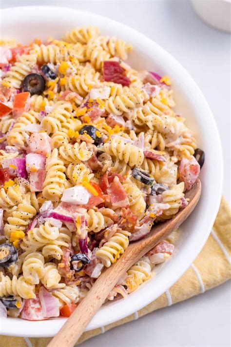 Creamy Bacon Ranch Pasta Salad All Things Mamma