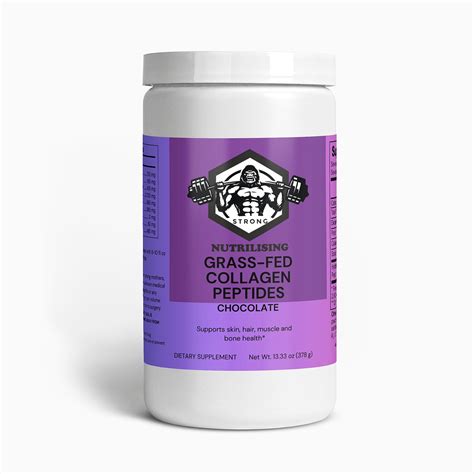 Grass Fed Collagen Peptides Powder Chocolate Nutrilising