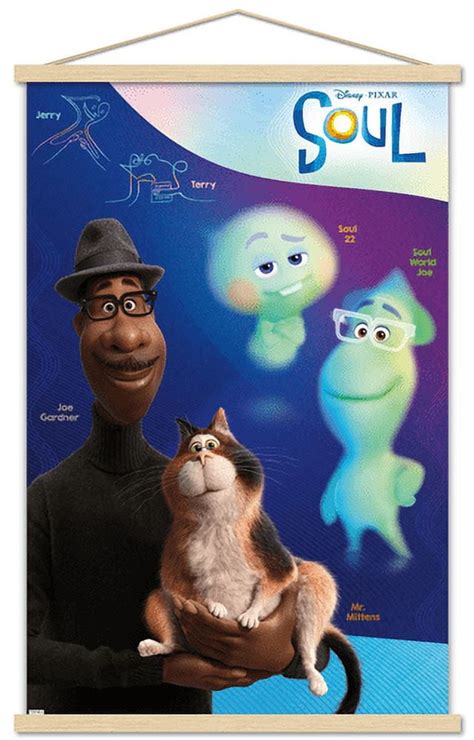 Disney Pixar Soul - Group Wall Poster with Magnetic Frame, 22.375" x 34 ...