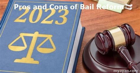 Pros And Cons Of Bail Reform Advantages And Disadvantages