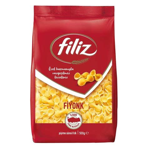 Filiz Makarna Fiyonk 500 gr x 20 Adet Fiyatı Taksit Seçenekleri