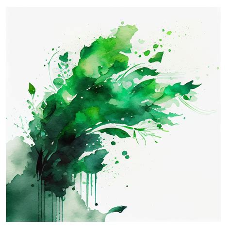 Premium Vector Abstract Creative Minimalist Light Green Herbal