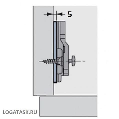 Подкладка под ответную планку 5 мм
