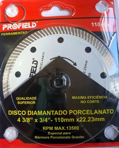 Disco de diamante extra F para gres porcelánico Turbo Cut 110 x 08 x